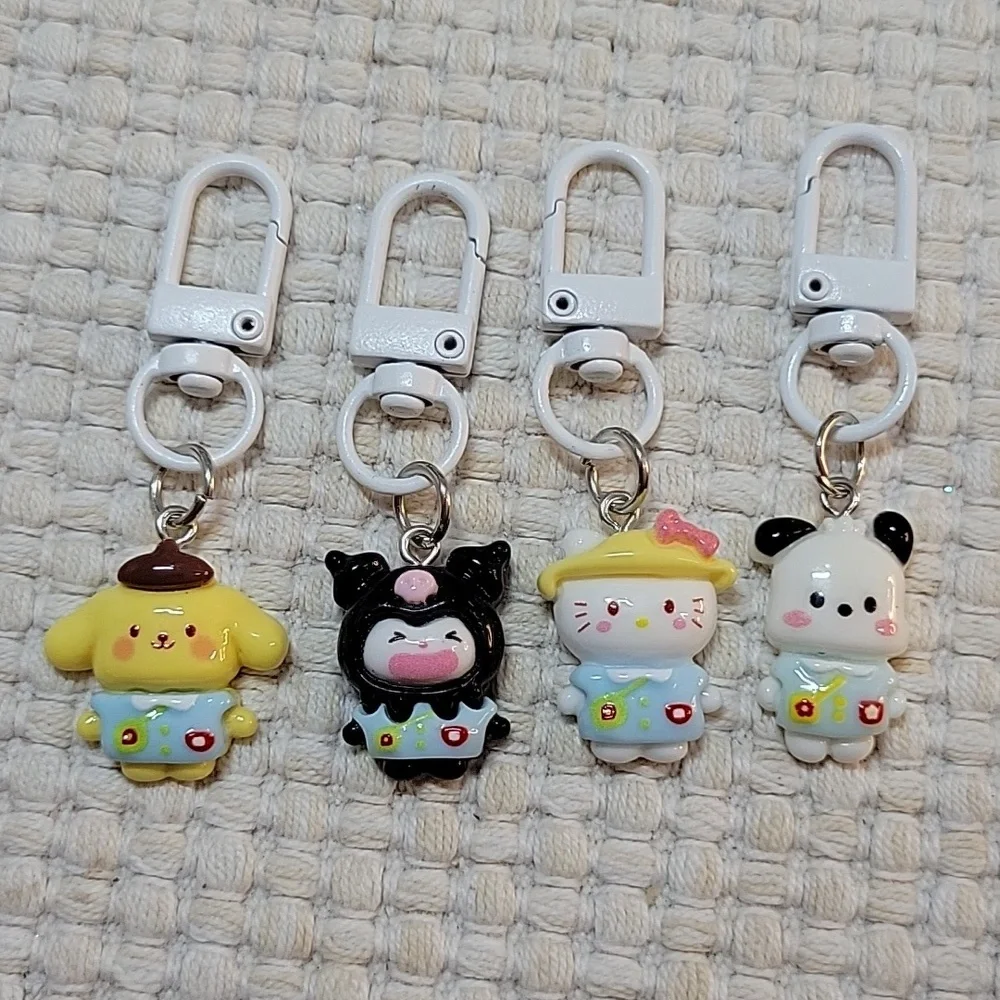 SANRIO ZIPPER PULL BAG CHARMS, CHOICE OF STYLE